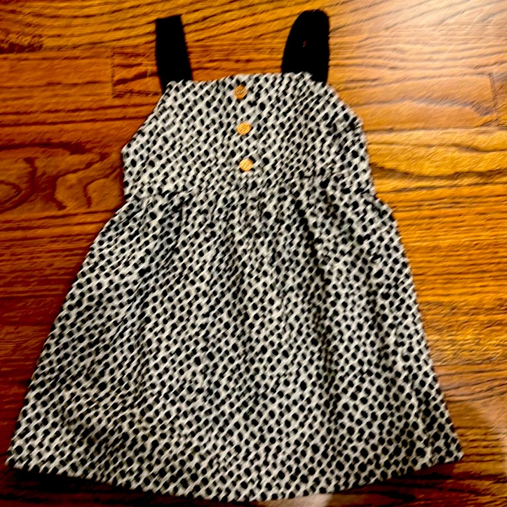 Black and gray dress
